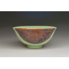 民国海外回流老物件日本回流茶道具茶杯老中古董名家手绘彩绘青花瓷