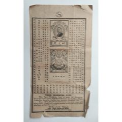 胡文虎治頭痛藥品說(shuō)明書一張