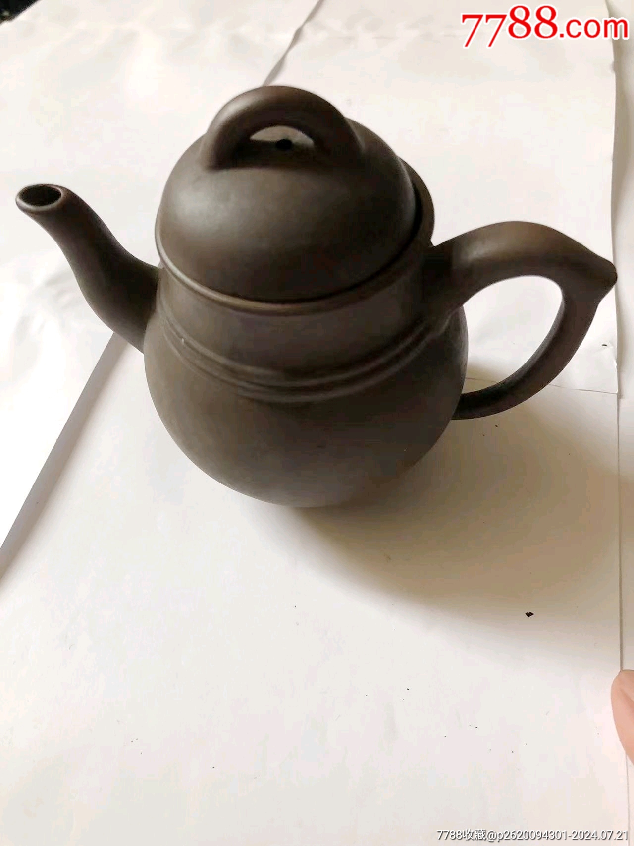 早期名家紫砂壶,壶盖和壶底都有落款_紫砂壶_图片鉴赏_收藏价值_7788白瓷收藏