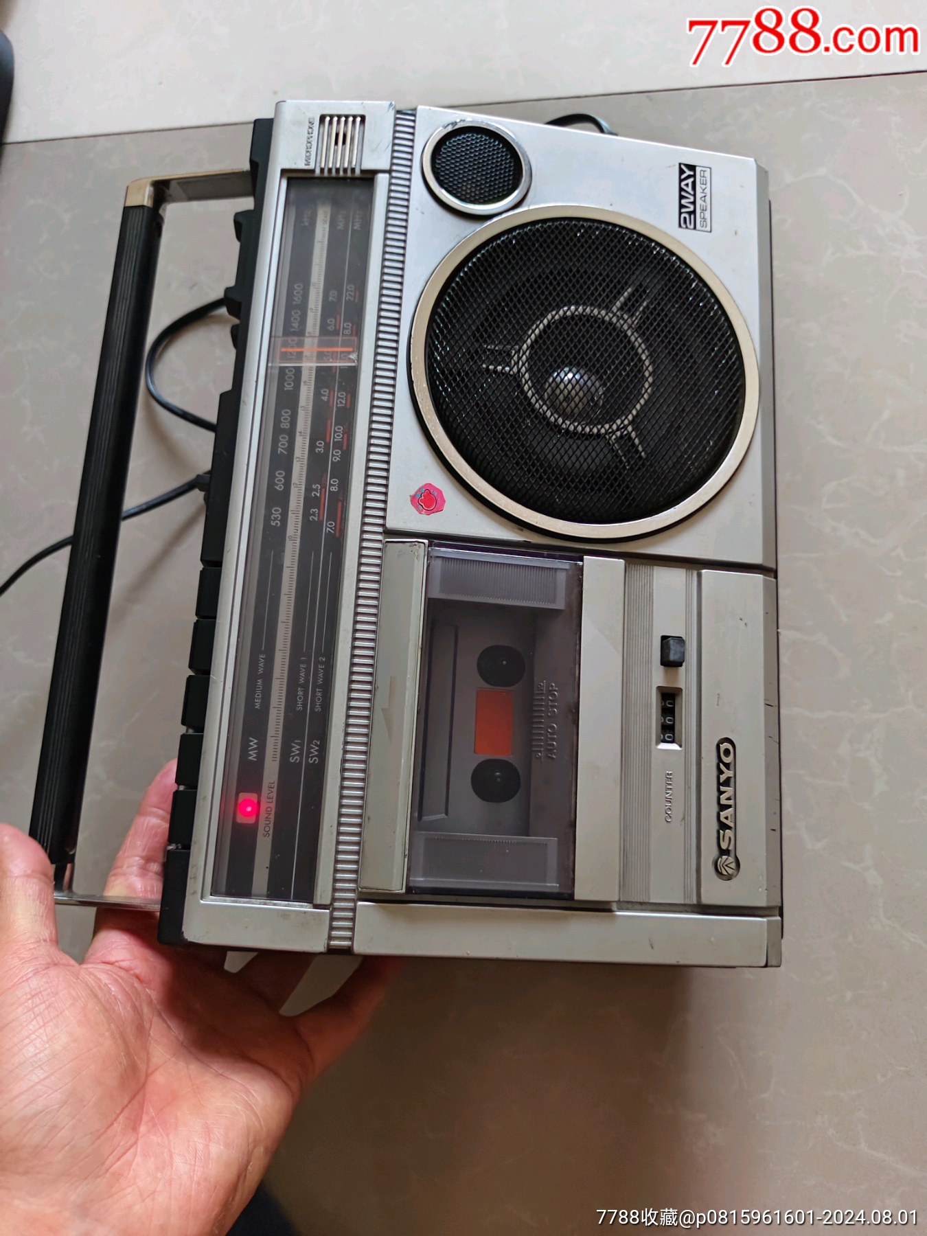 老式三洋收录机,运费顺丰保价到付