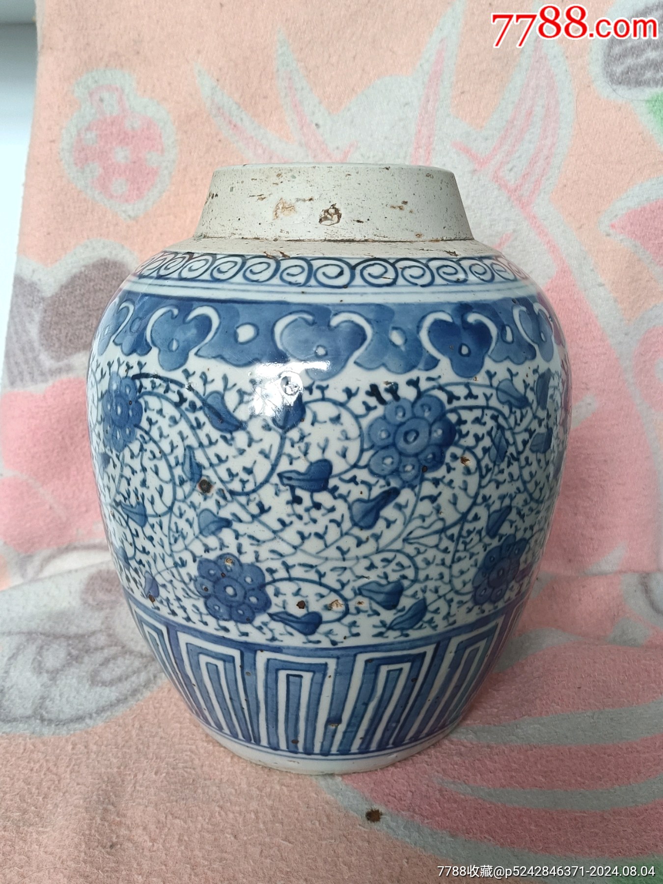 com)>首页>大众加价>青花瓷>乾隆时期的青花罐_价格500元【李家台子】