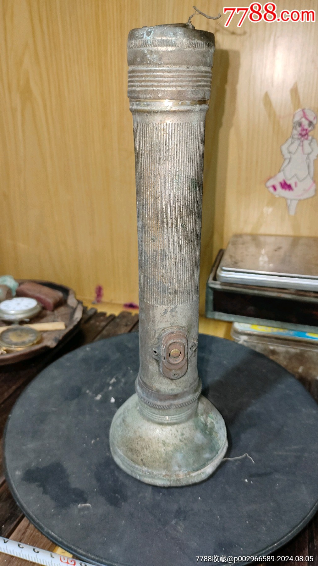 民国进口铜手电筒