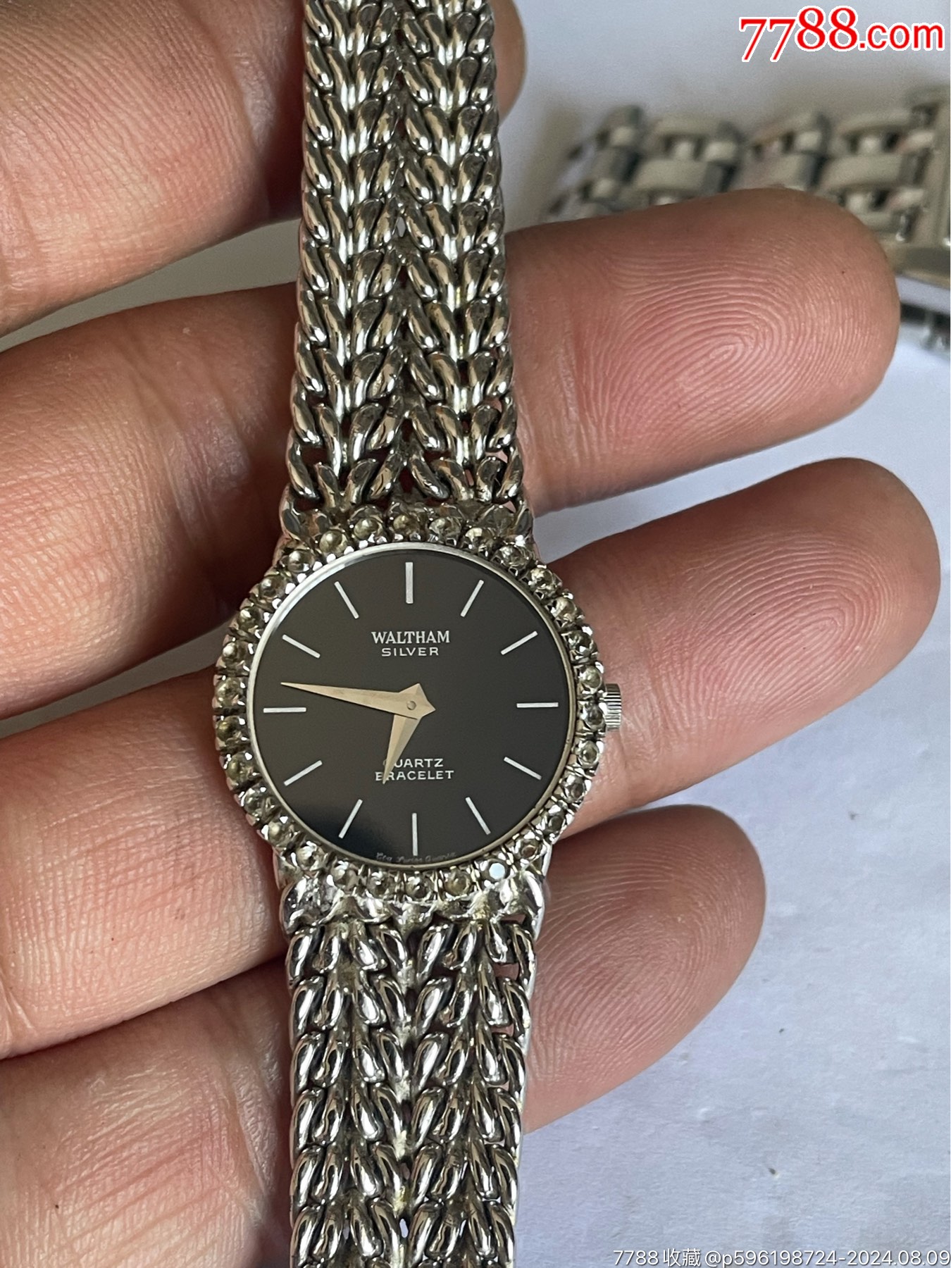 好品瑞士产华生925银女石英表