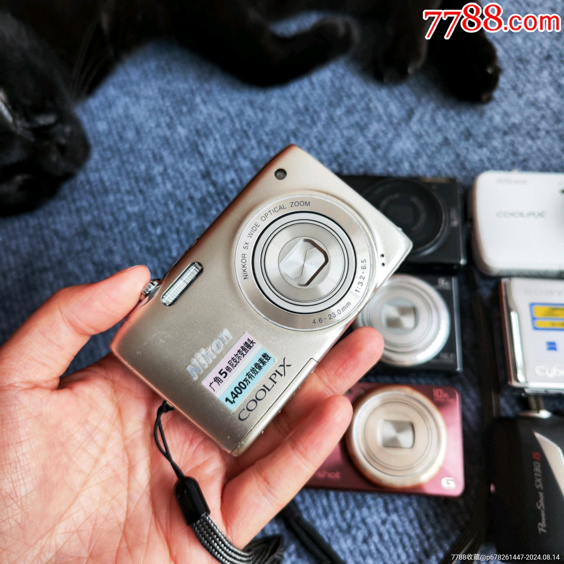 尼康coolpix数码相机卡片机ccd