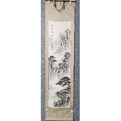 著名畫(huà)家韓希山先生精品山水一副，低價(jià)放漏，尺寸136/34