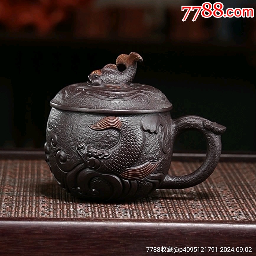 緑屋z□ 中国古玩 貢局 元記 款 朱泥 獅子摘 阿古