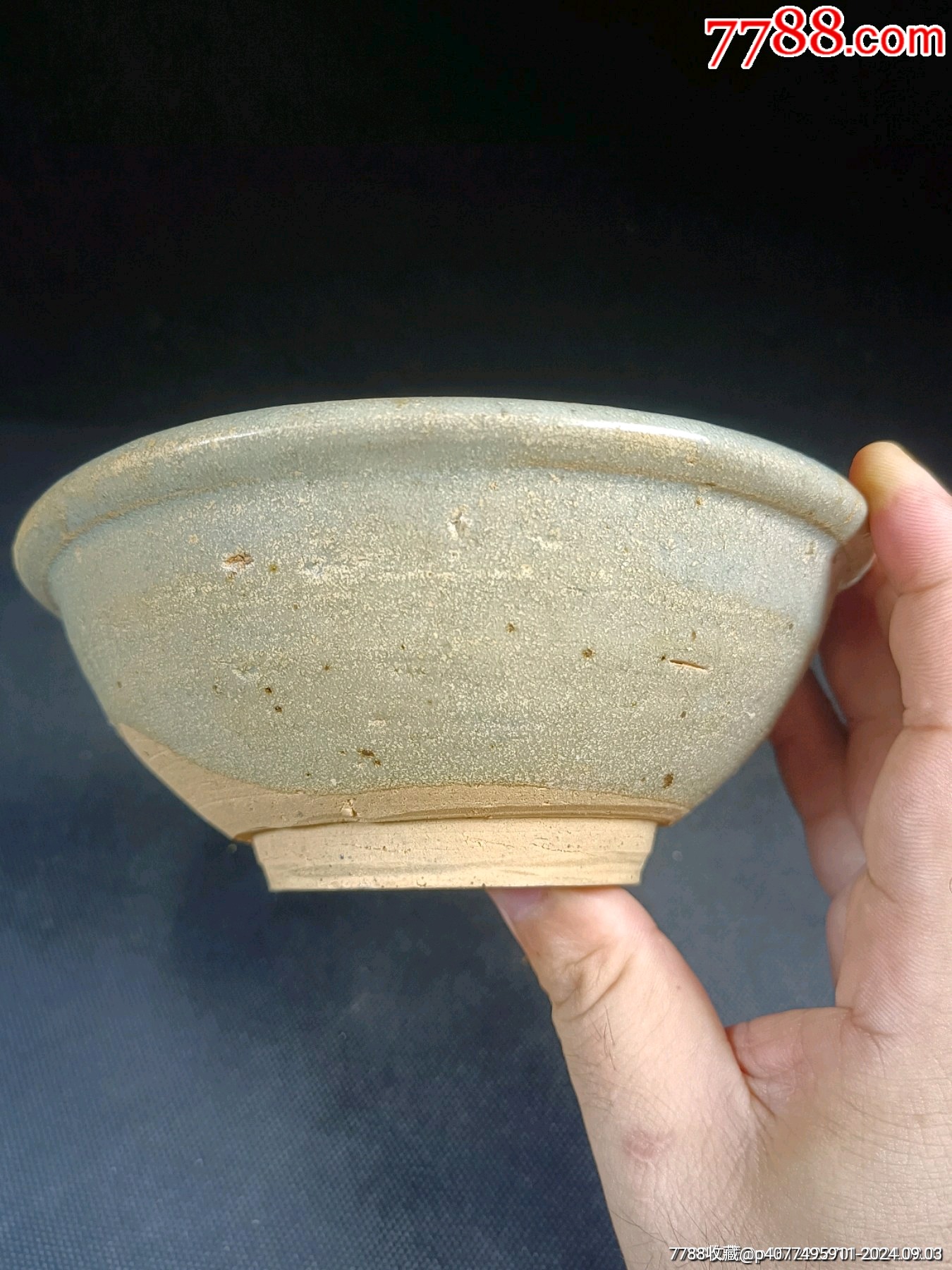 （全品）明早期影青釉碗年份好品相如圖全品尺寸：高6cm直徑15.5cm_價(jià)格88元_第2張_