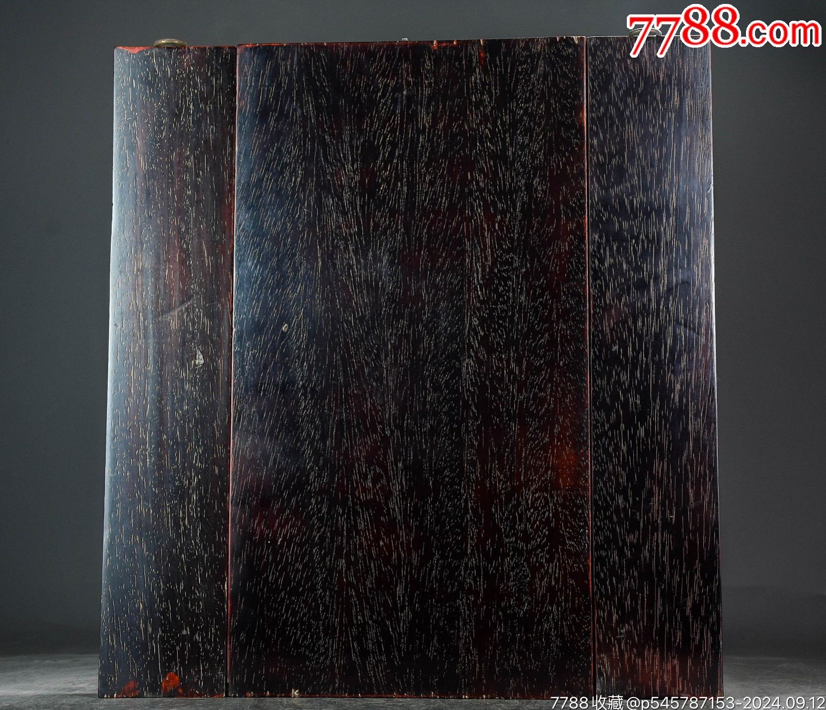 珍藏大果紫檀鑲貝舍得中堂一套_價(jià)格499元【子健老貨】_第6張_