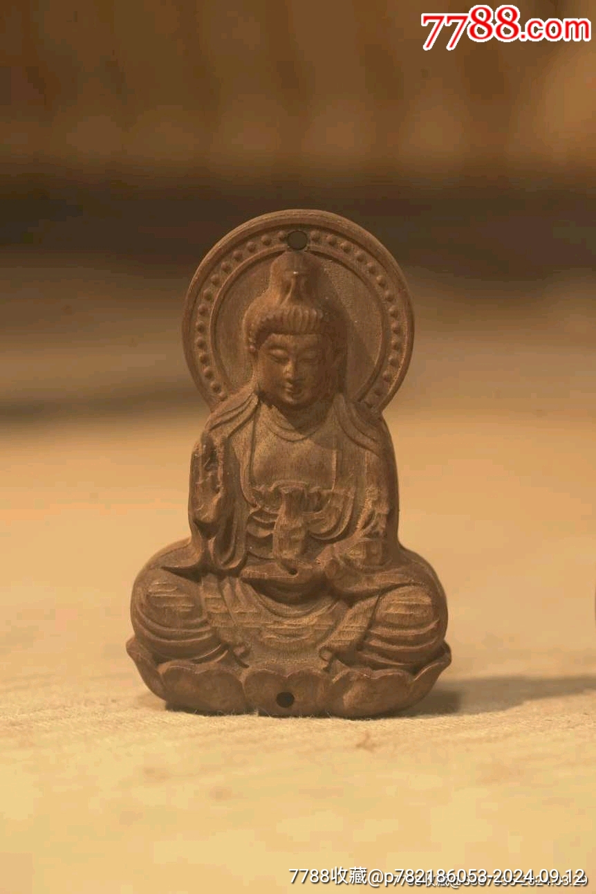黃楊木觀音牌木雕豬擺件_價(jià)格1元【蘭馨堂古玩收藏藝術(shù)】_第2張_