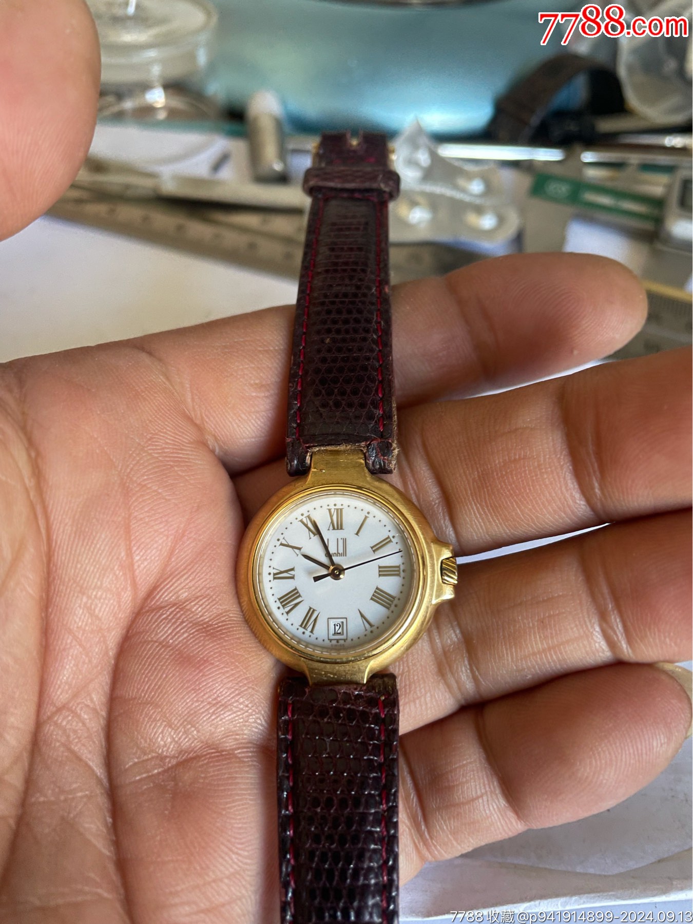 com)>首页>大众加价>手表/腕表>好品瑞士产登喜路女石英表_价格25元