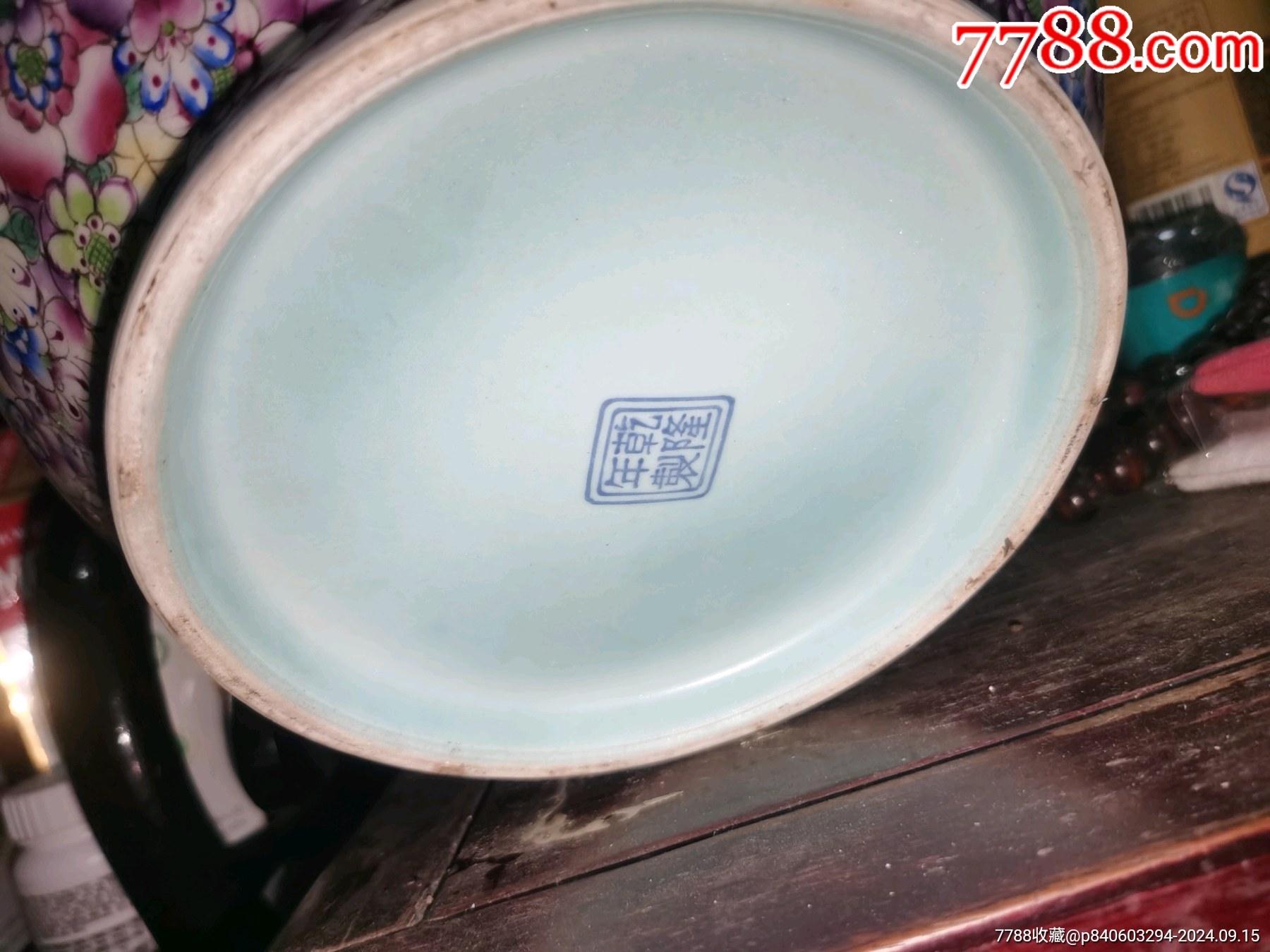 五六七老景德鎮(zhèn)金地萬(wàn)花琺瑯彩紋象耳尊，精工細(xì)畫(huà)，完整_價(jià)格328元_第8張_