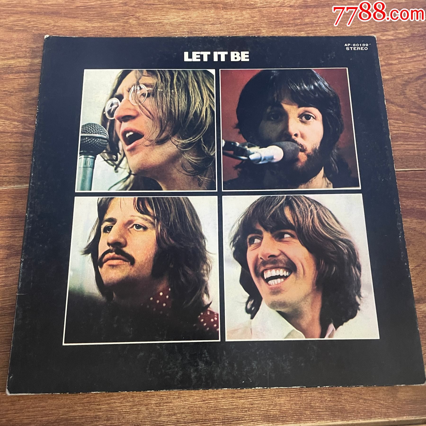 披头士thebeatlesletitbe12寸黑胶lpa49轻微划痕