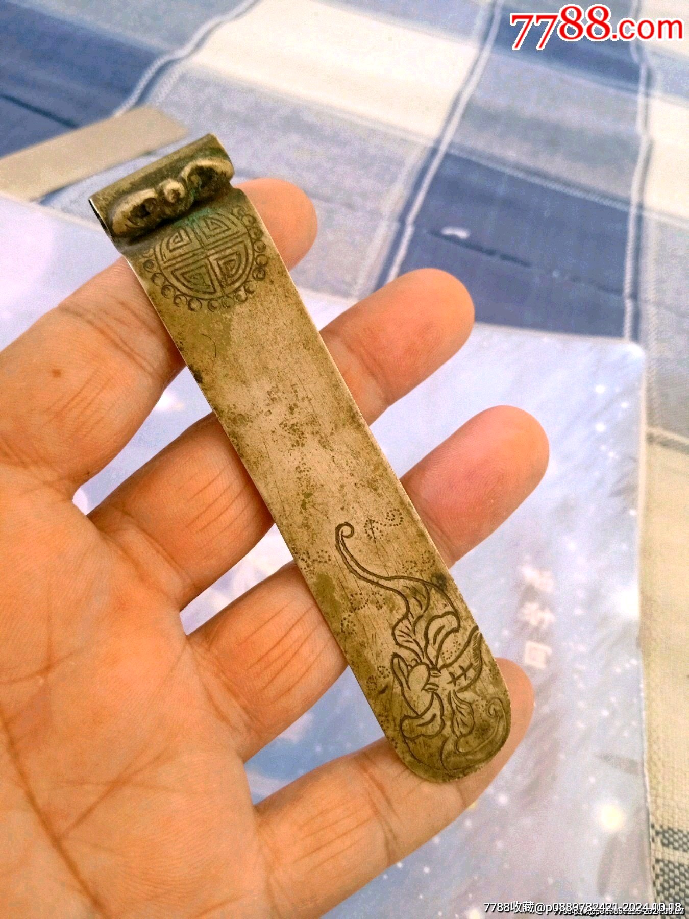 景祥款扁方_银簪_古旧珍藏【7788收藏__收藏热线】