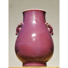 山西老窑瓷紫金窑变釉罐子