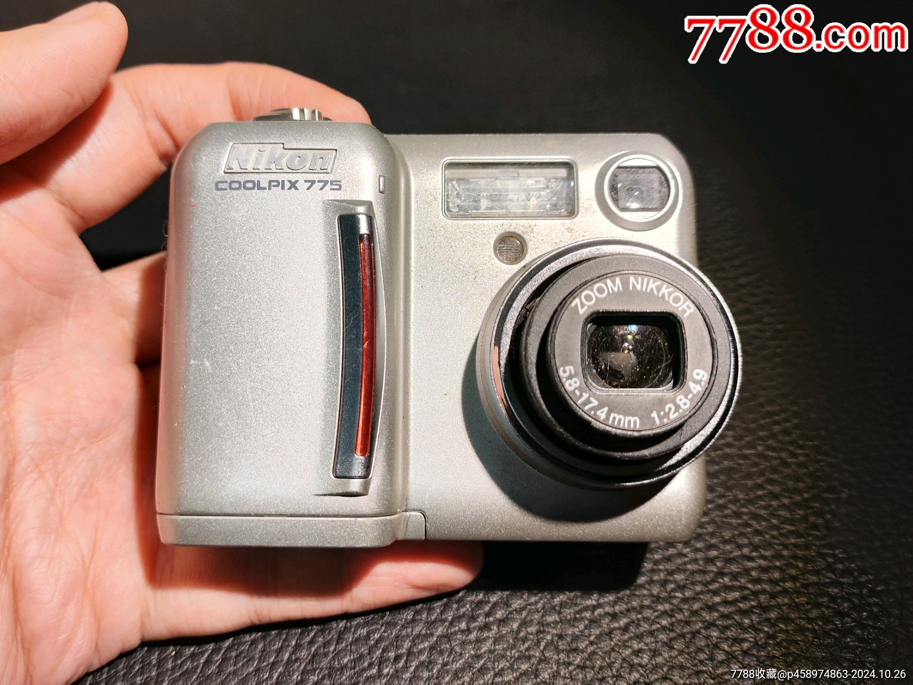 尼康银色卡片机数码相机小型微单网红ccd相机卡片相机