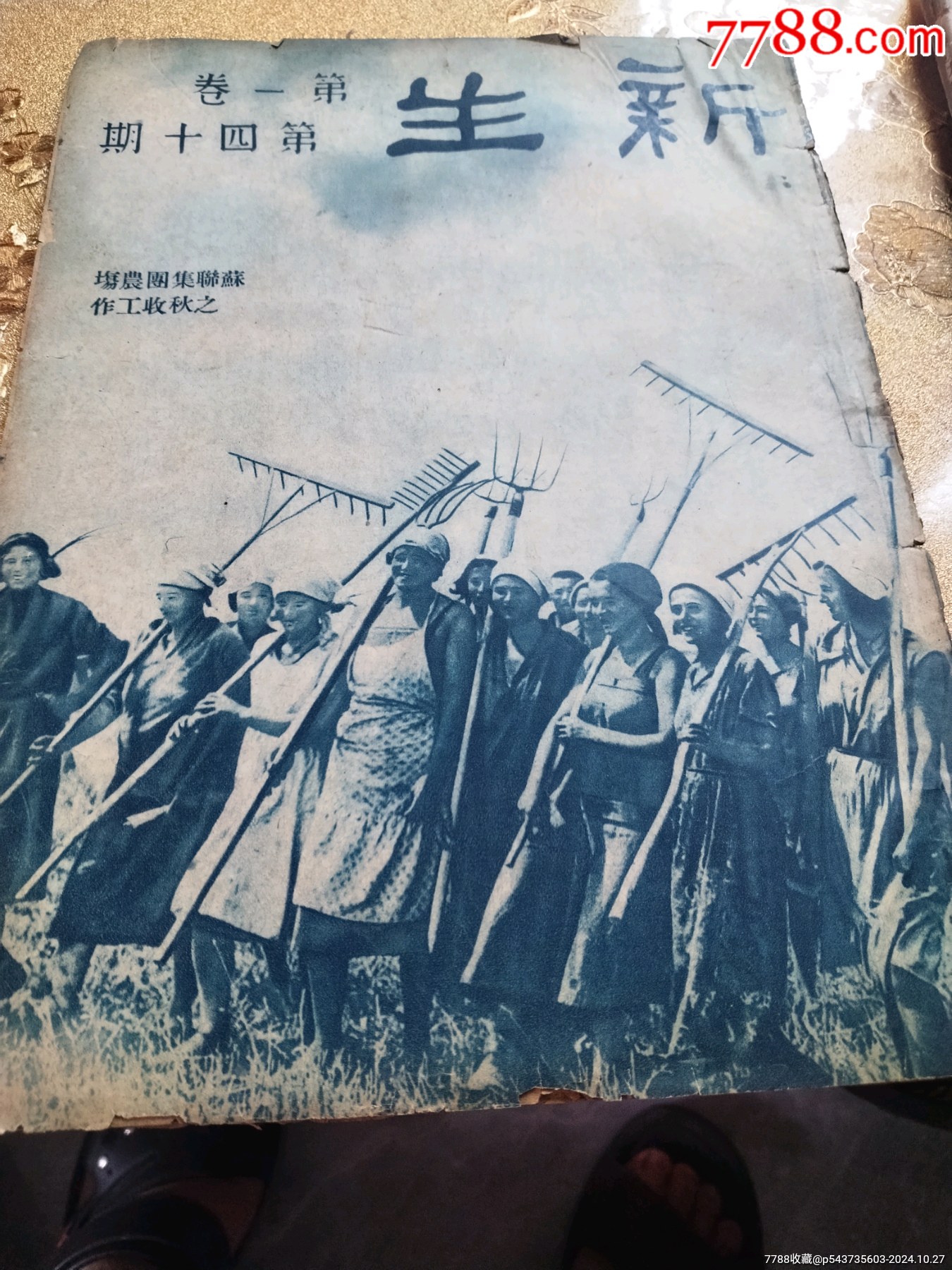 民国时期抗日进步周刊新生周刊。_民国旧书_图片鉴赏_收藏价格_7788铜器收藏