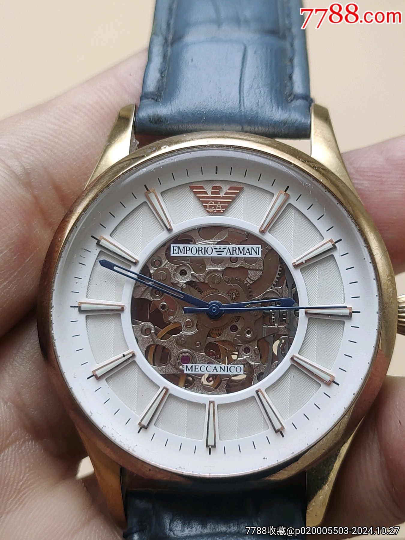 阿玛尼机械表-价格:128元-au39392294-手表/腕表 -加价-7788收藏