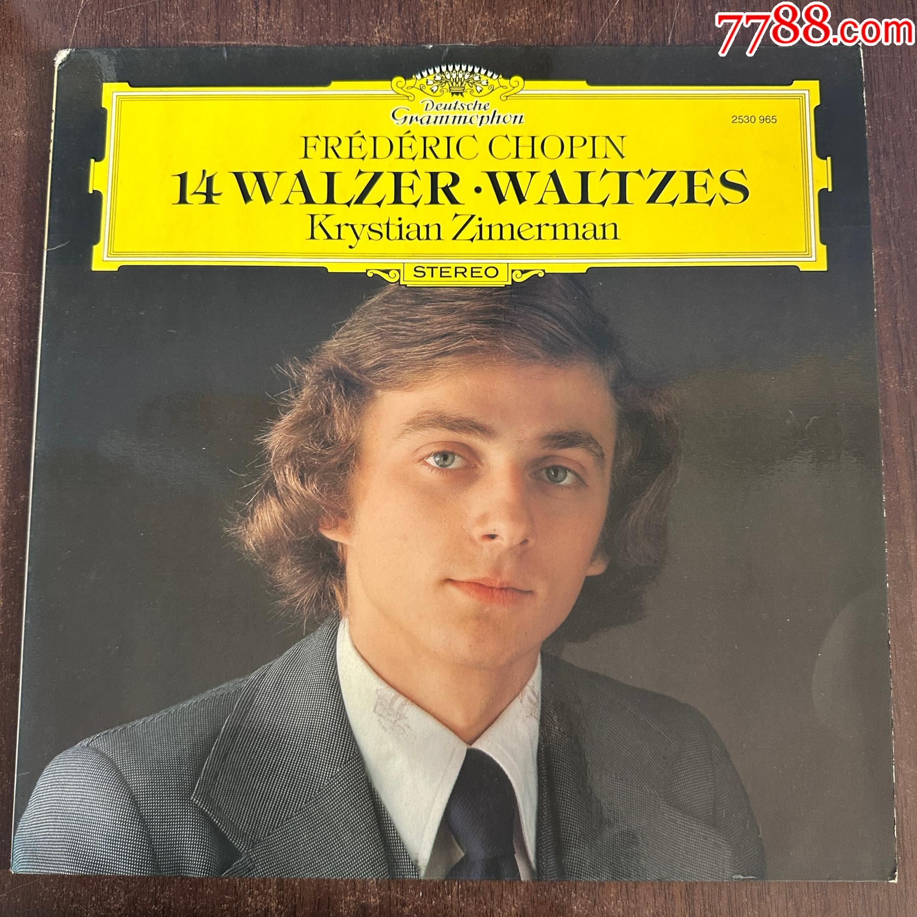 dg德首肖邦14首华尔兹齐默尔曼钢琴12寸黑胶lpa85