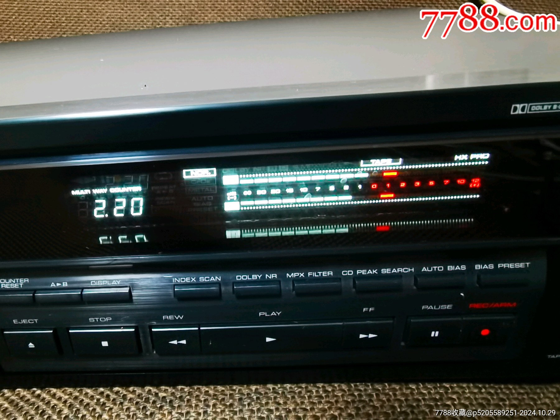 建伍三磁頭中高端卡座KX-7030（電動開啟艙門）_價格152元_第3張_