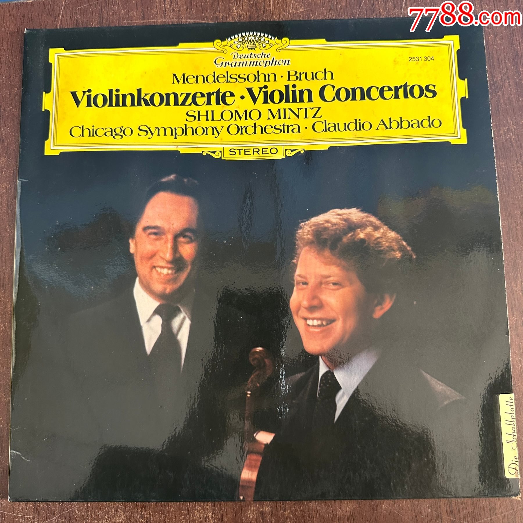 门德尔松/布鲁赫-小提琴协奏曲-敏茨演奏-12寸黑胶lp-a87西德版-外语