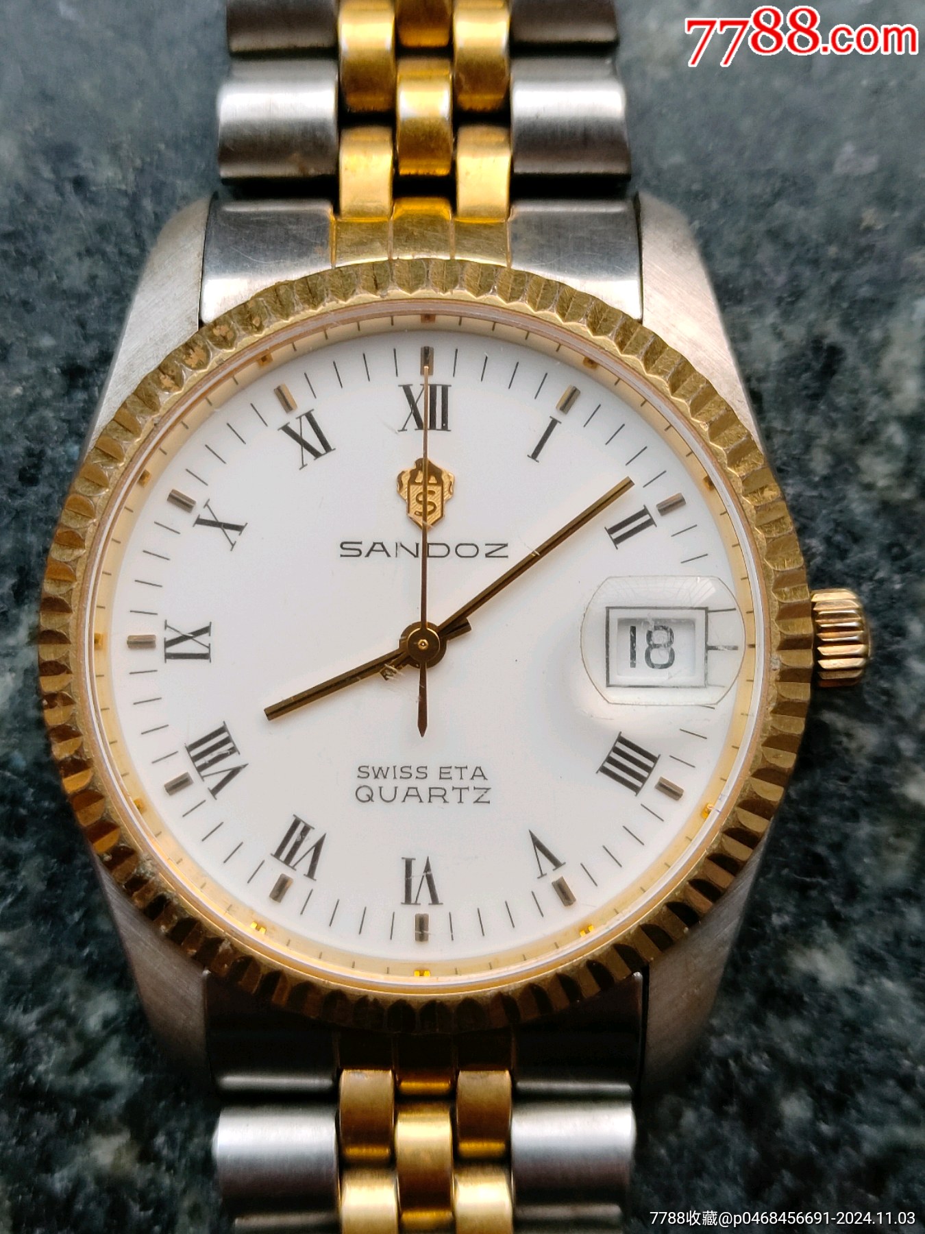 进口石英瑞士机芯男士腕表,全原装,批量在表店新更换电池走时_手表