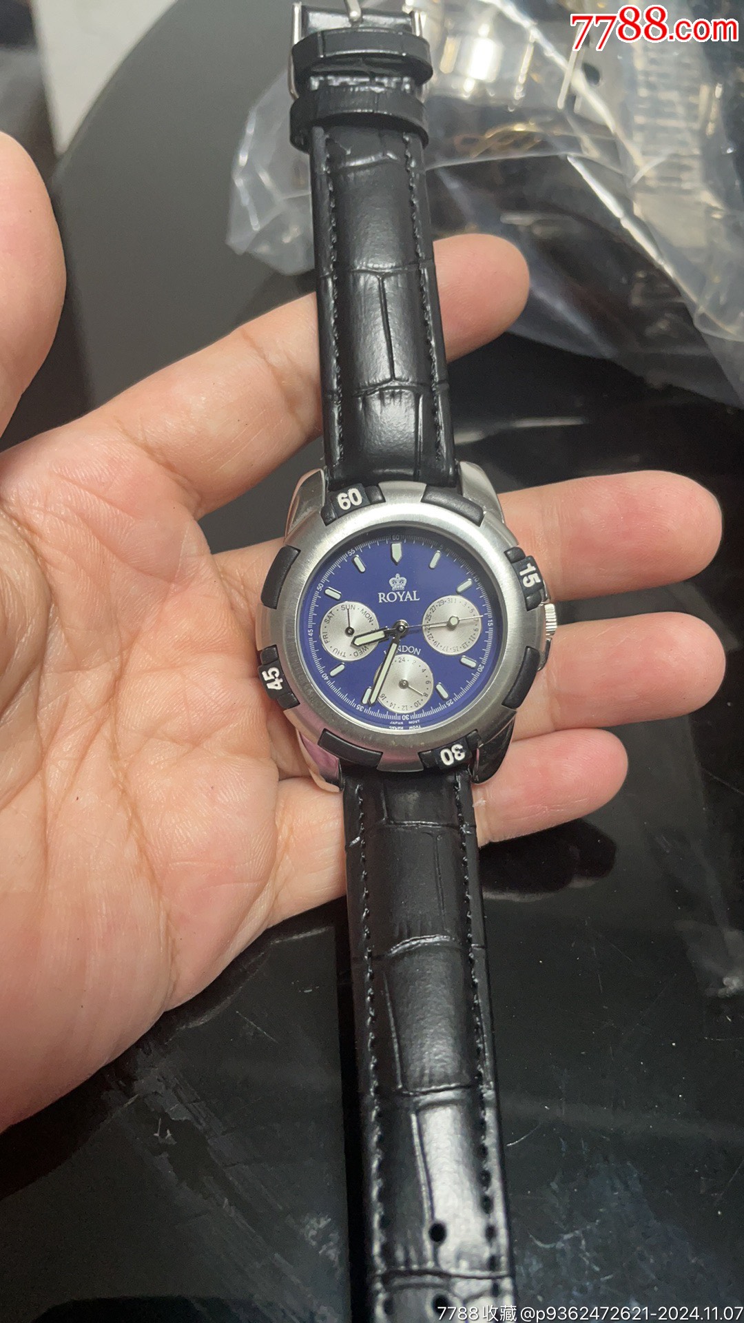 中古手表royal男表全新表带已换