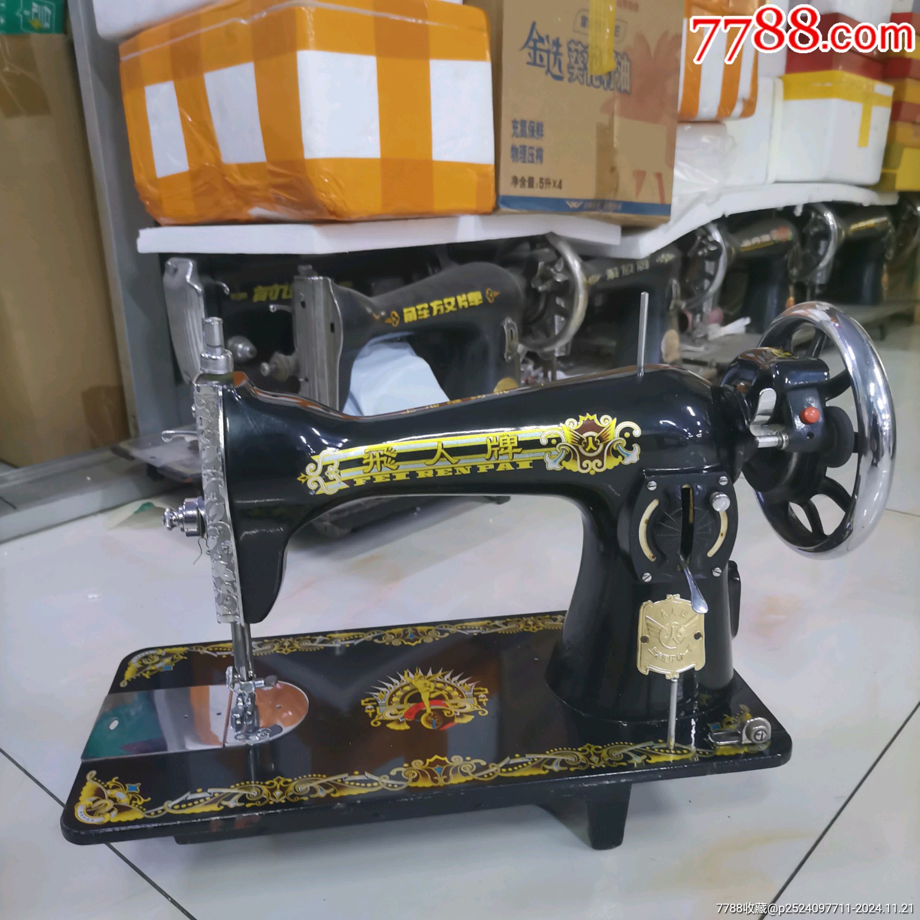 飞人缝纫机头_价格108元_第1张