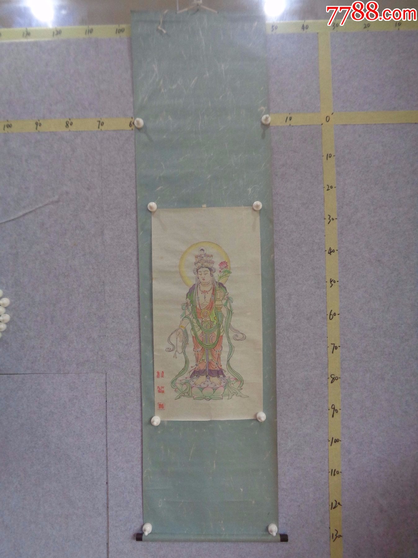 6-17、小日子藏书家早年旧藏,早期绘画作品一幅(未装裱)_水粉/水彩原画_逸墨书斋【7788收藏__收藏热线】