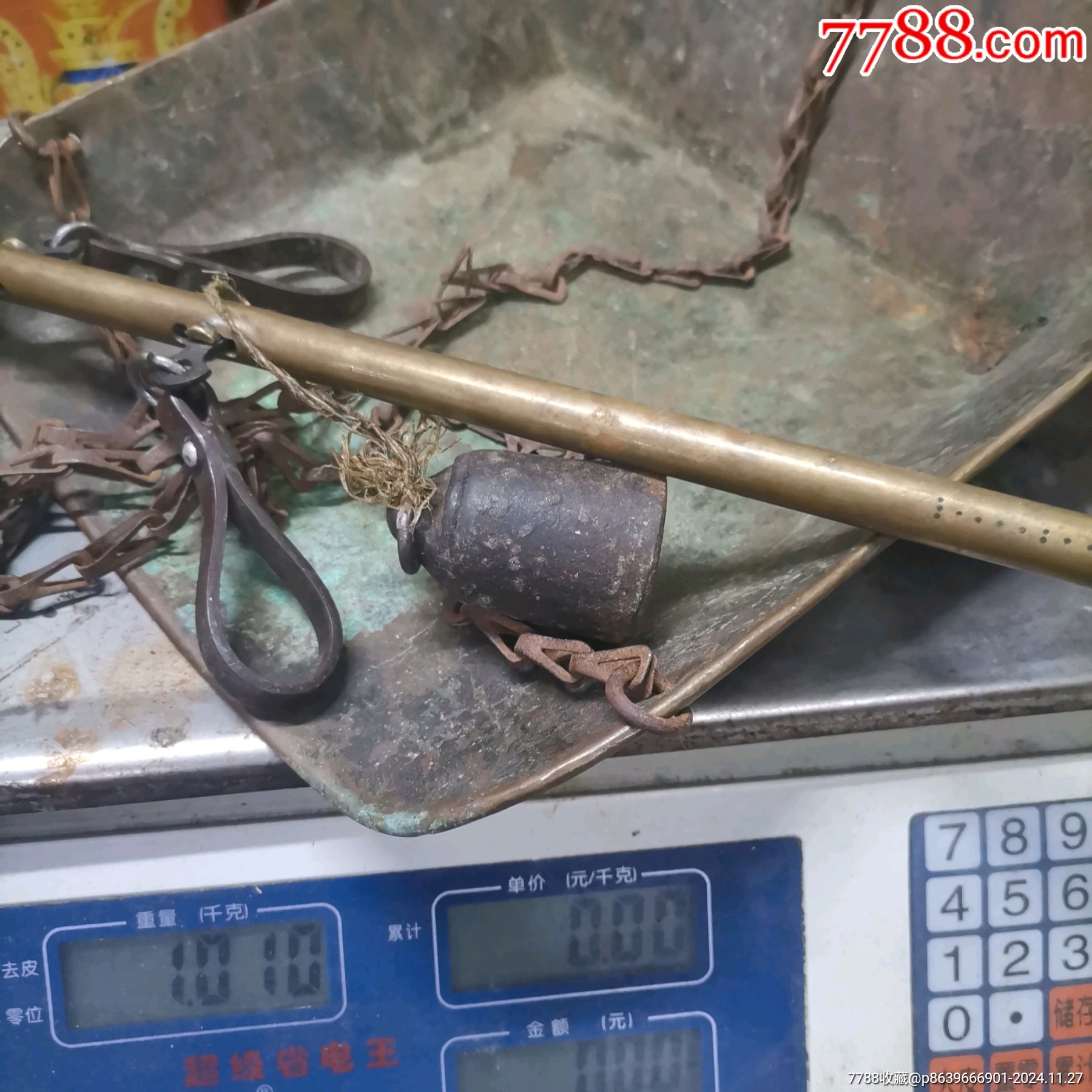 全铜老秤-价格:108元-au39705311-杆秤 -加价-7788收藏__收藏热线