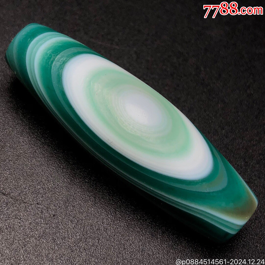藏区回流老料天眼天珠尺寸5016毫米重量197克天眼