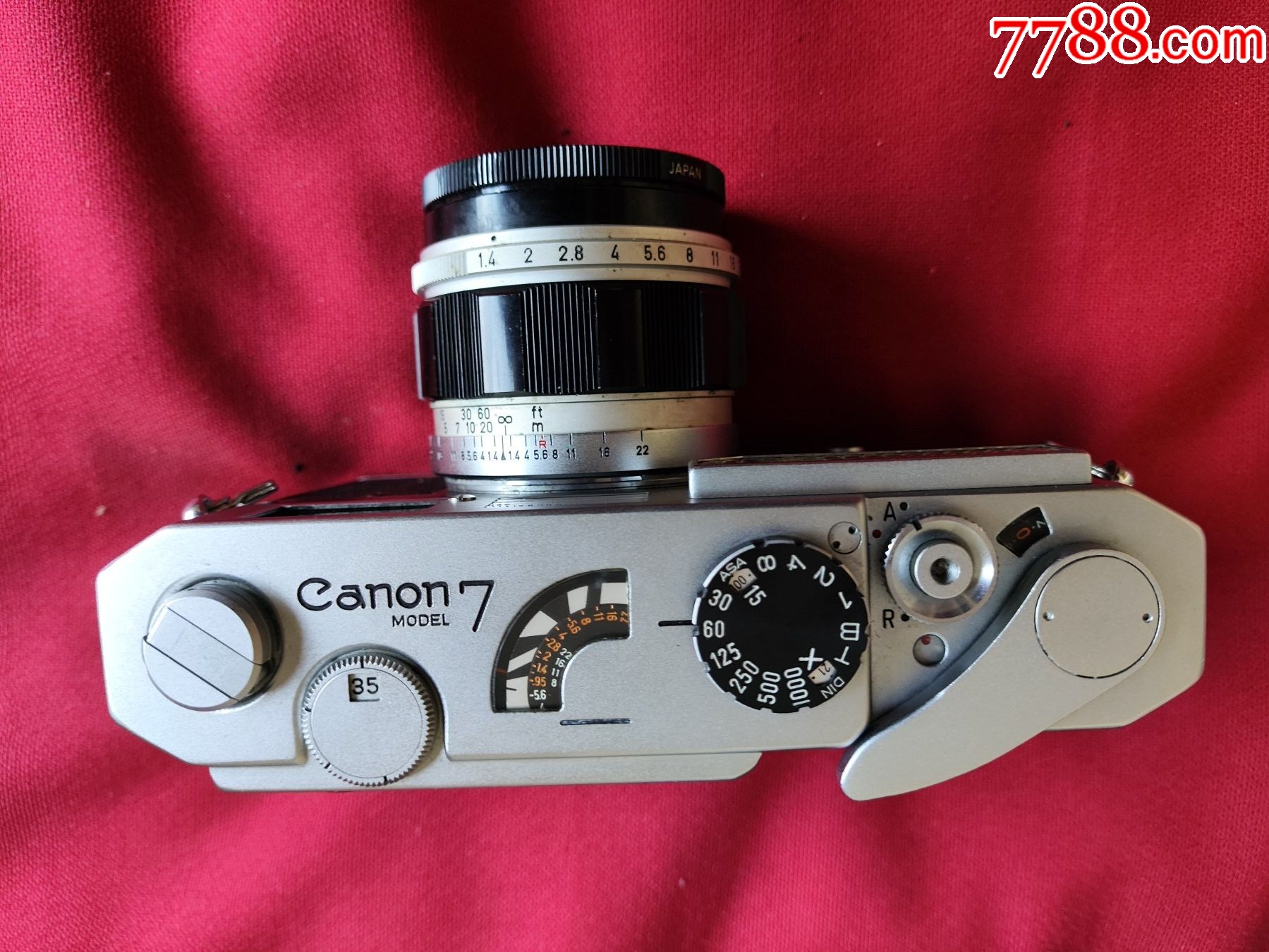 佳能【Canon--7型】配大口徑50/f=1:1·4鏡頭旁軸35套機(jī)_價(jià)格1621元_第5張_