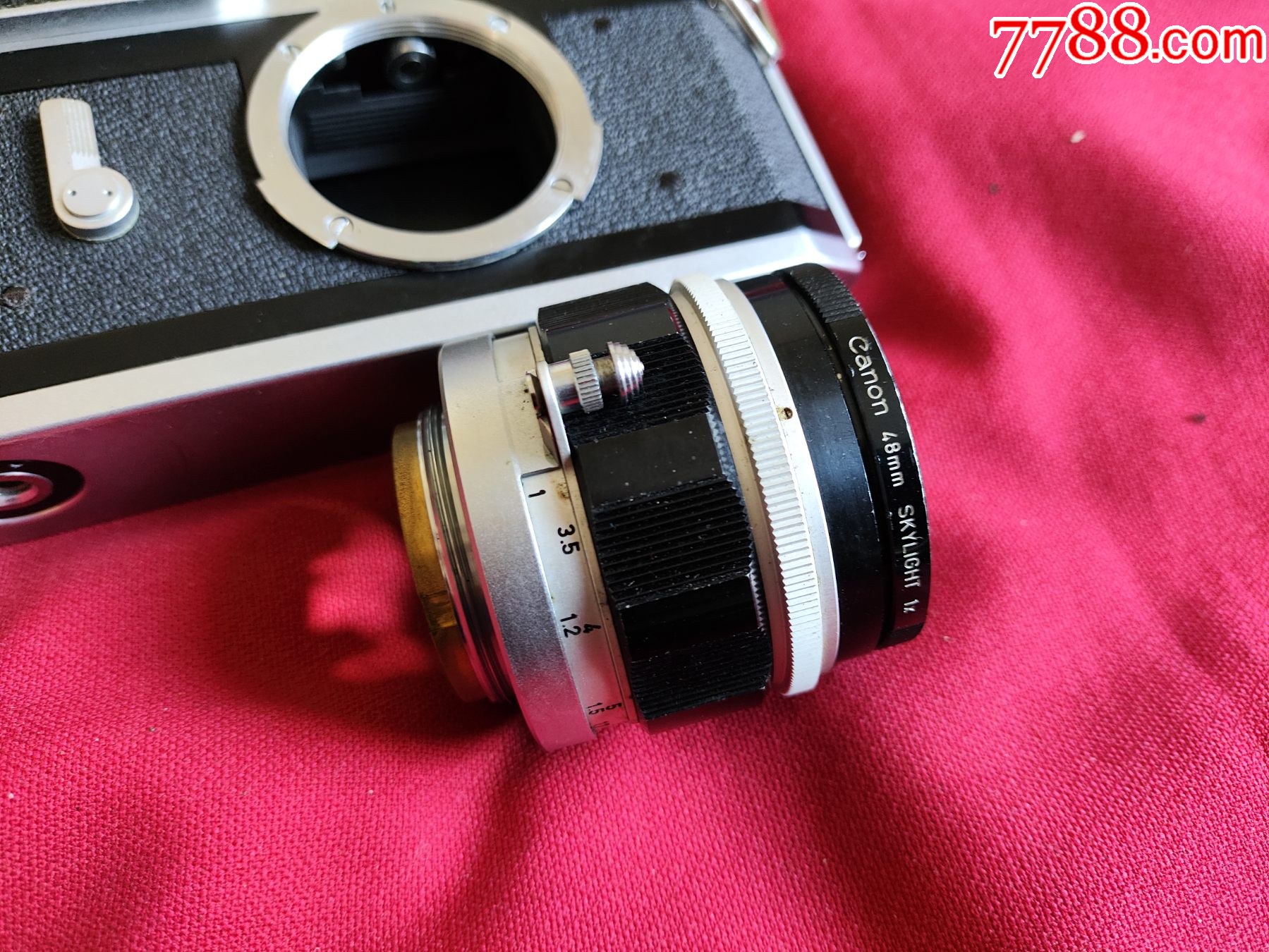 佳能【Canon--7型】配大口徑50/f=1:1·4鏡頭旁軸35套機(jī)_價(jià)格1621元_第13張_