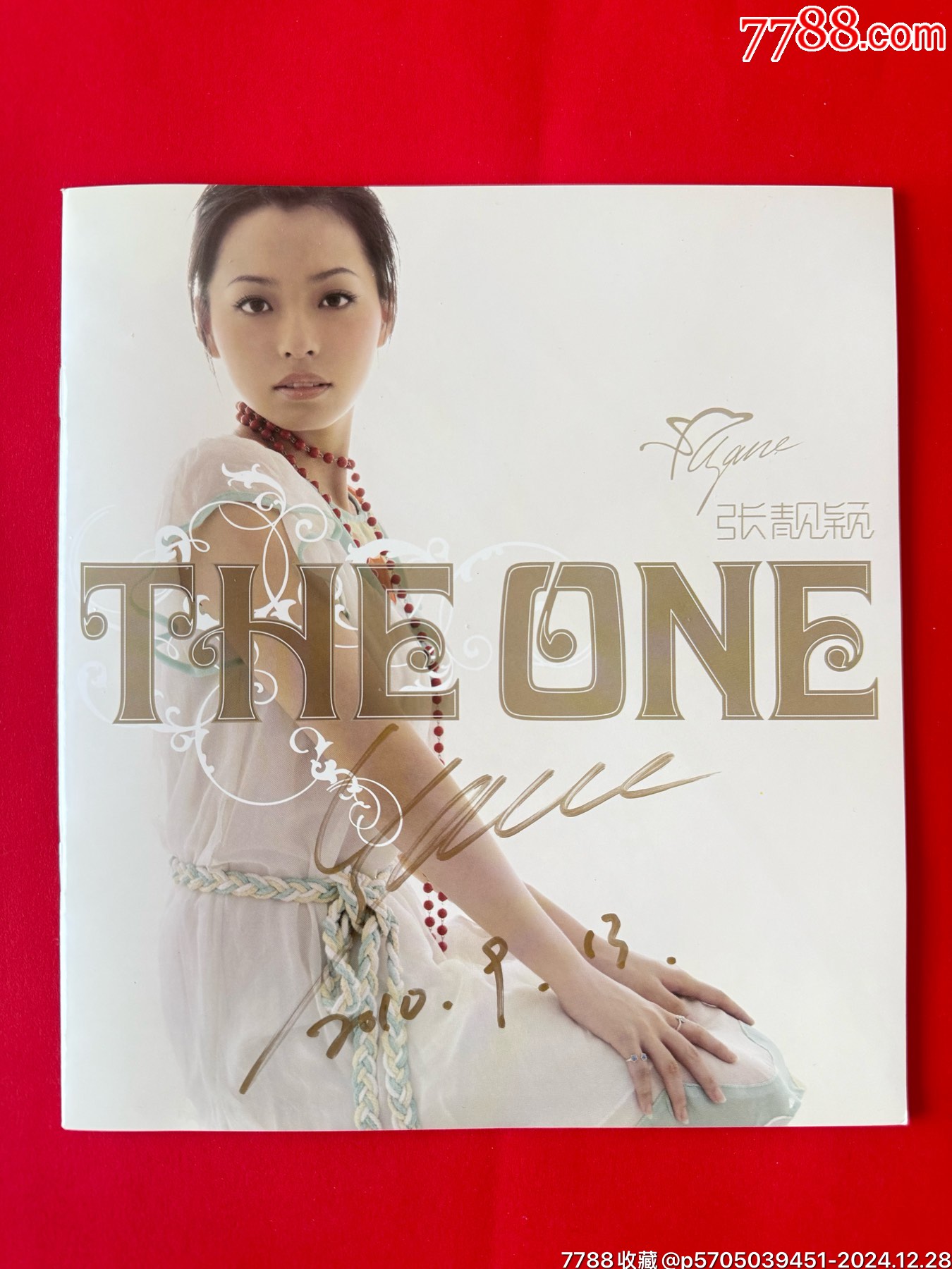 張靚穎簽名THEONE全球限量豪華版專輯CD+DVD_價格46元_第2張_