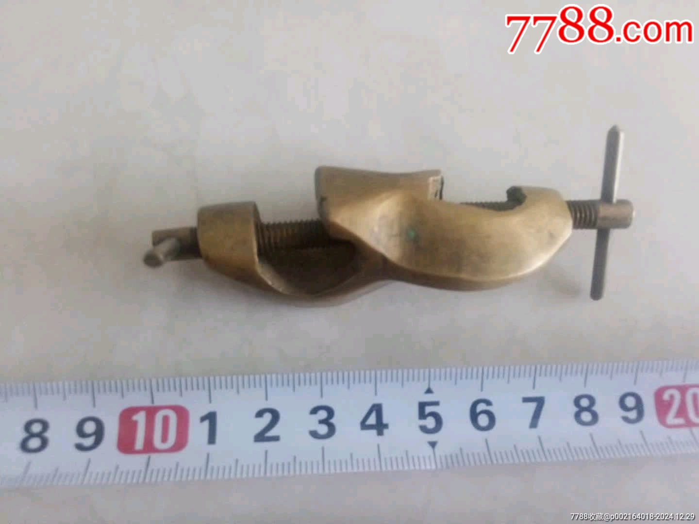 銅器精工老銅工具十字夾雙頂絲_價格100元【鞏昌雄鎮(zhèn)】_第3張_