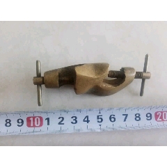 銅器精工老銅工具十字夾雙頂絲_