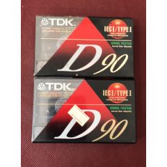 TDK一一D90未拆封2盒