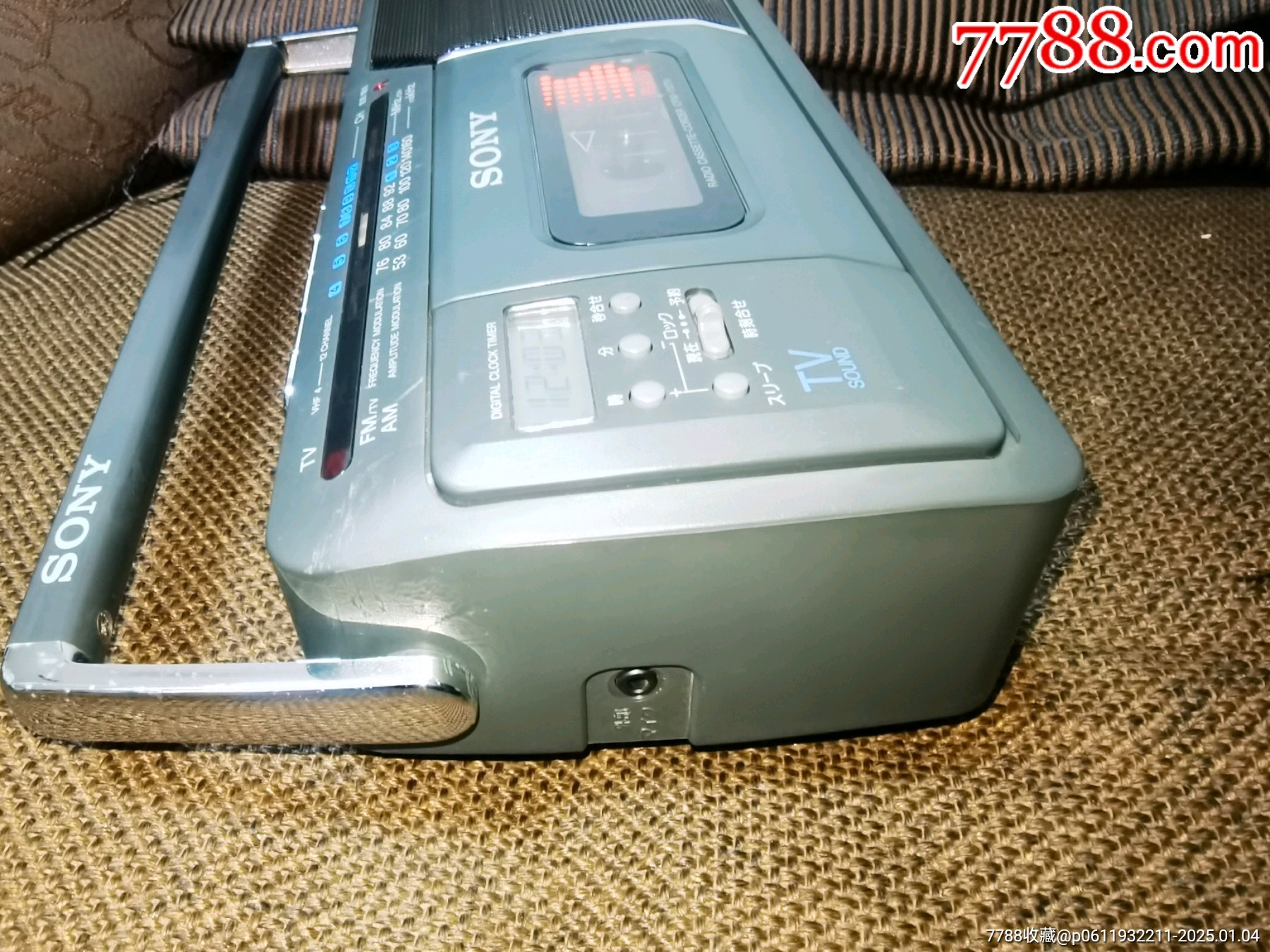 索尼手提式小型收錄機CFM-170TV_價格58元_第13張_