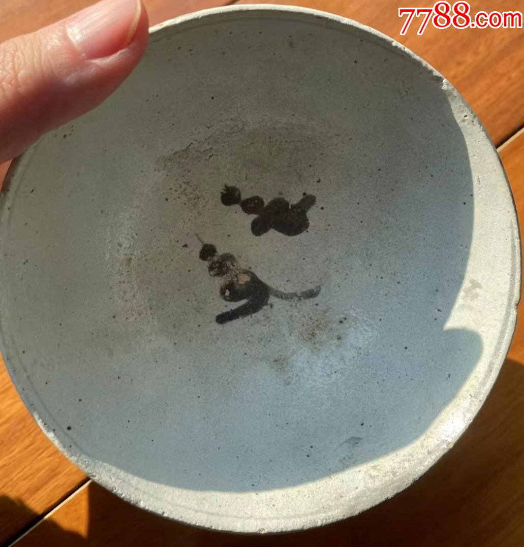 明：青花花卉深色發(fā)色內(nèi)外彩釉碗(保真到代）_價(jià)格398元【優(yōu)品好店】_第6張_