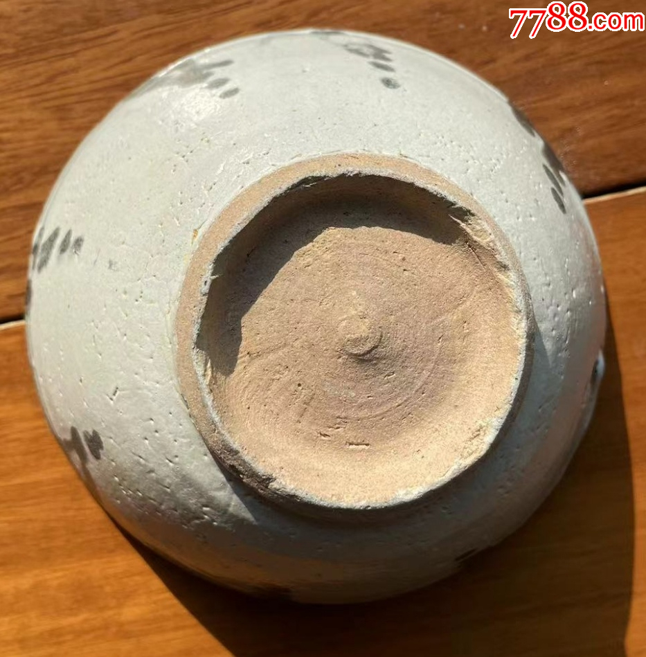 明：青花花卉深色發(fā)色內(nèi)外彩釉碗(保真到代）_價(jià)格398元【優(yōu)品好店】_第8張_