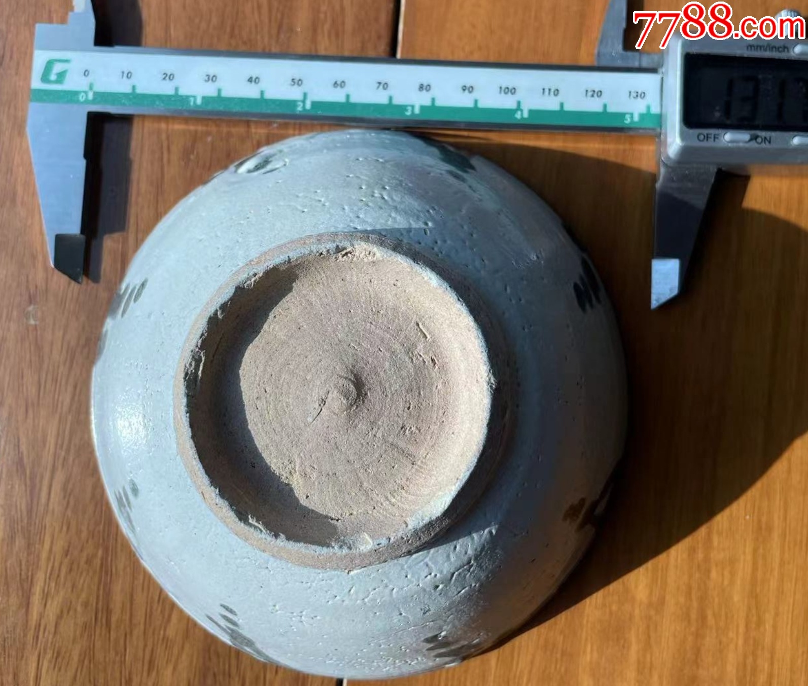 明：青花花卉深色發(fā)色內(nèi)外彩釉碗(保真到代）_價(jià)格398元【優(yōu)品好店】_第12張_
