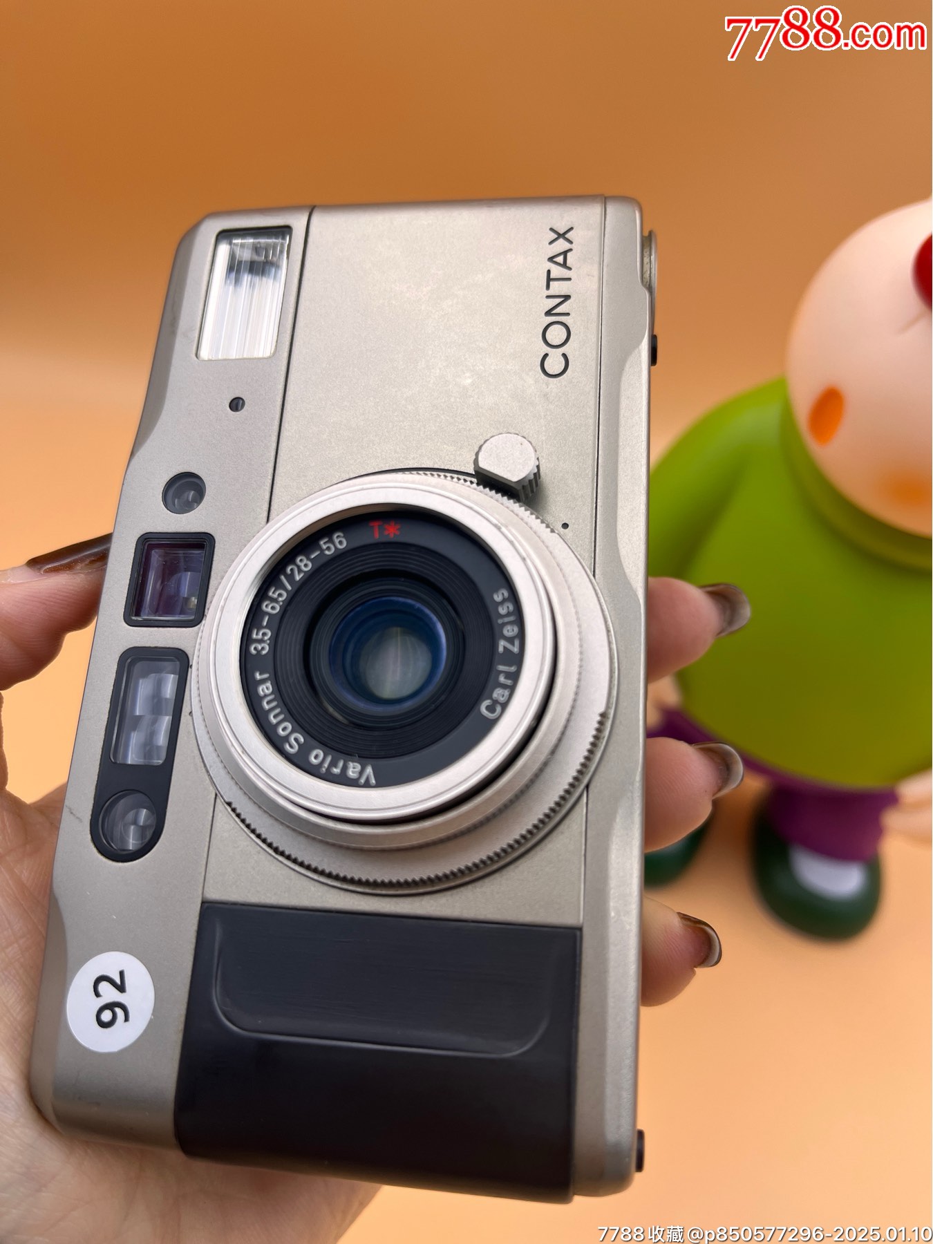 康泰時Contax-Tvs全自動變焦膠片相機，功能正常_價格1922元_第5張_