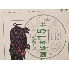 1995“江西南昌330000（筒取組）”特色稱呼機蓋郵政日戳自然實寄片