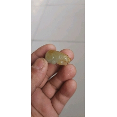 新疆和田籽料留皮貔貅