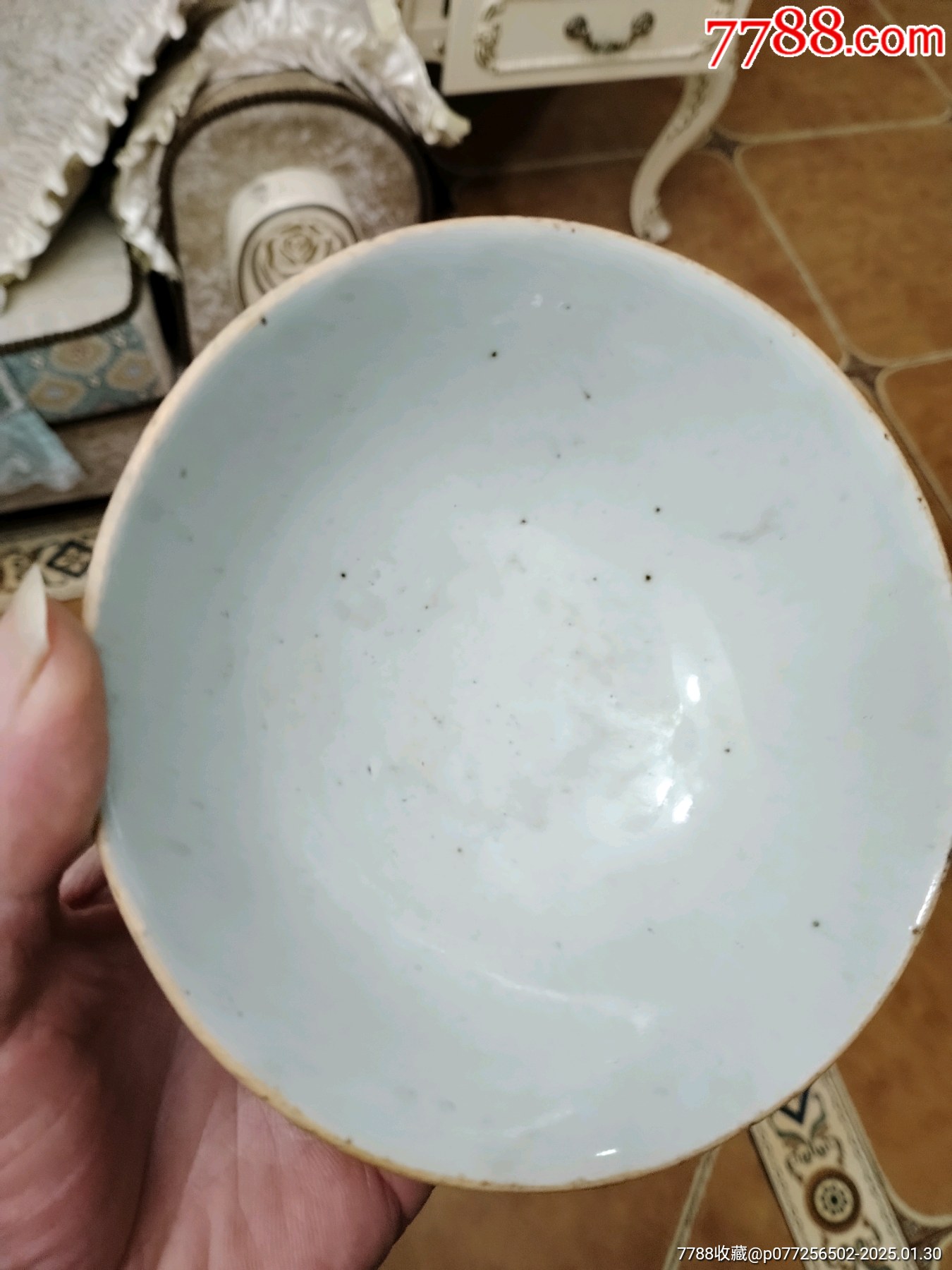 豆青釉碗3個同售_價格99元_第3張_