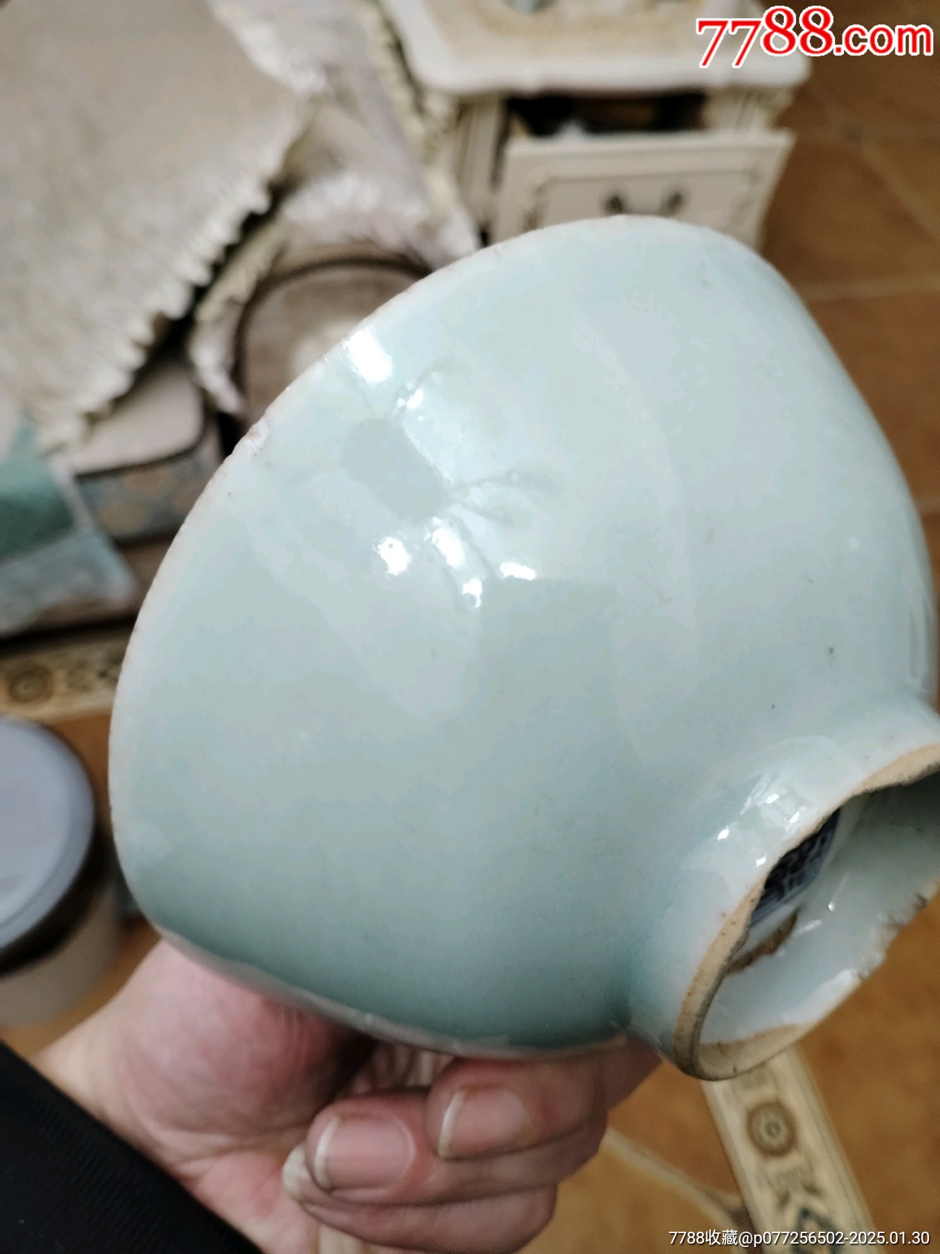 豆青釉碗3個同售_價格99元_第7張_