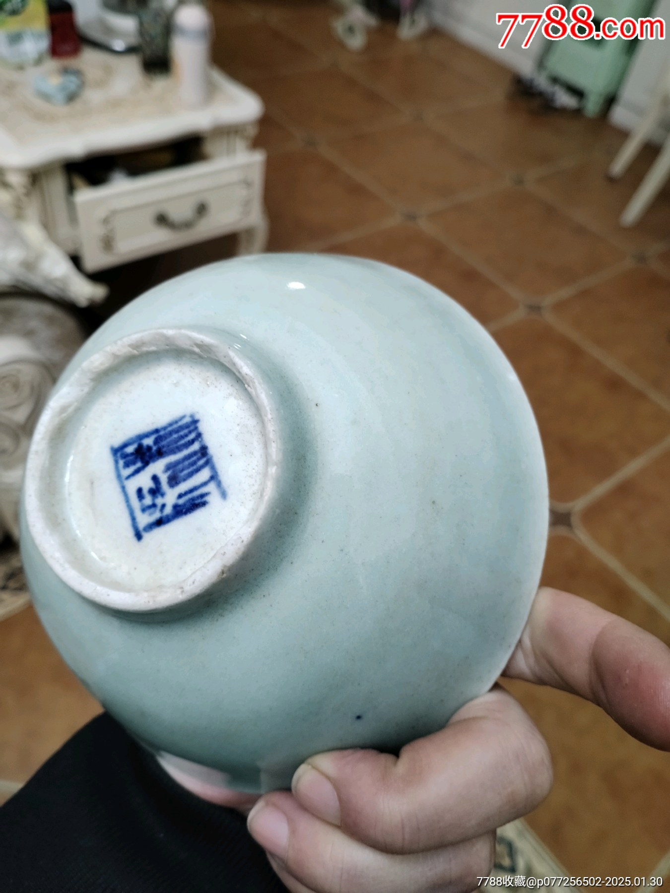 豆青釉碗3個同售_價格99元_第12張_