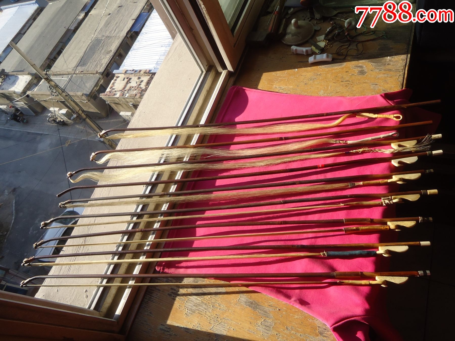 二胡拉杆9根合售