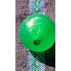 【天然滿綠珠子】冰陽綠珠子，_
