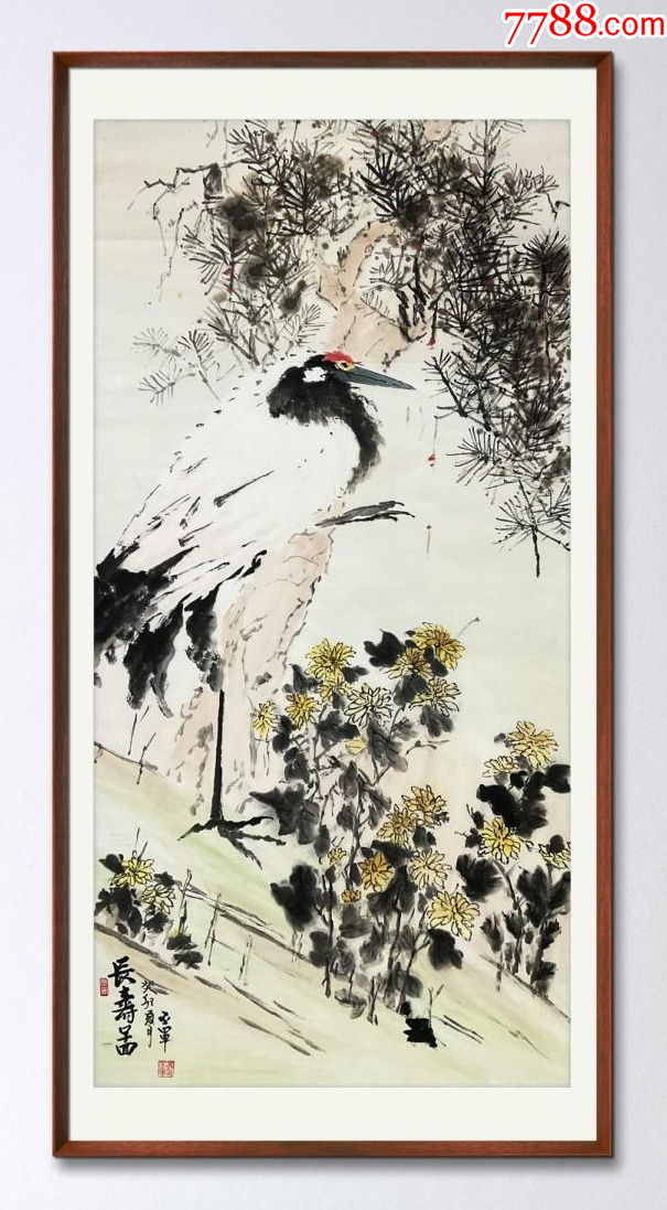 【保真拍卖】陕西省美协会员、知名画家丛丕军作品：溪山叠翠-价格:168元-au40293232-花鸟国画原作 -加价-7788收藏__收藏热线