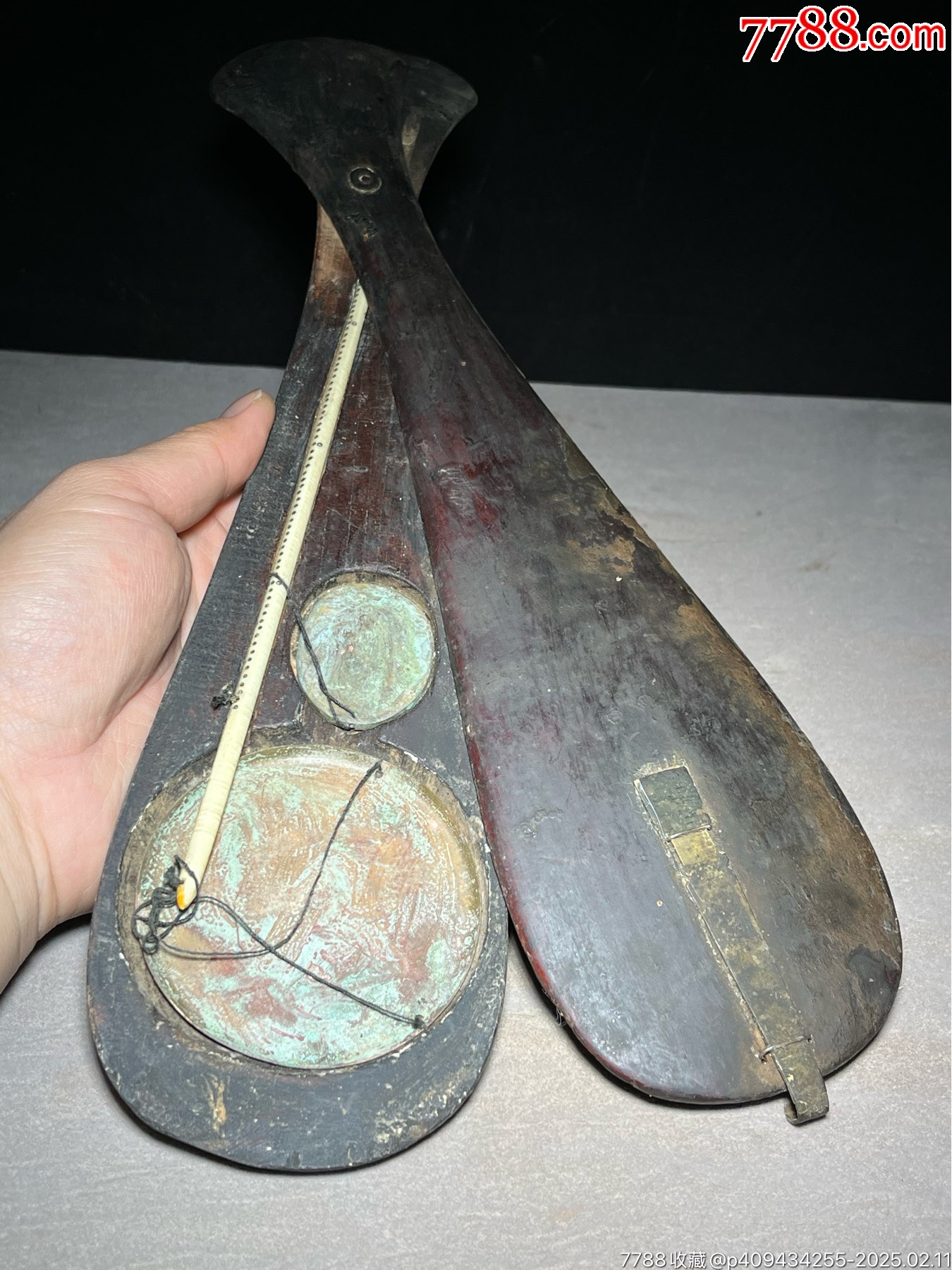 古朴戥子称！开合自如，刻度清晰，皮壳老辣，包浆浓厚_戥秤_晋都文玩阁【7788收藏__收藏热线】